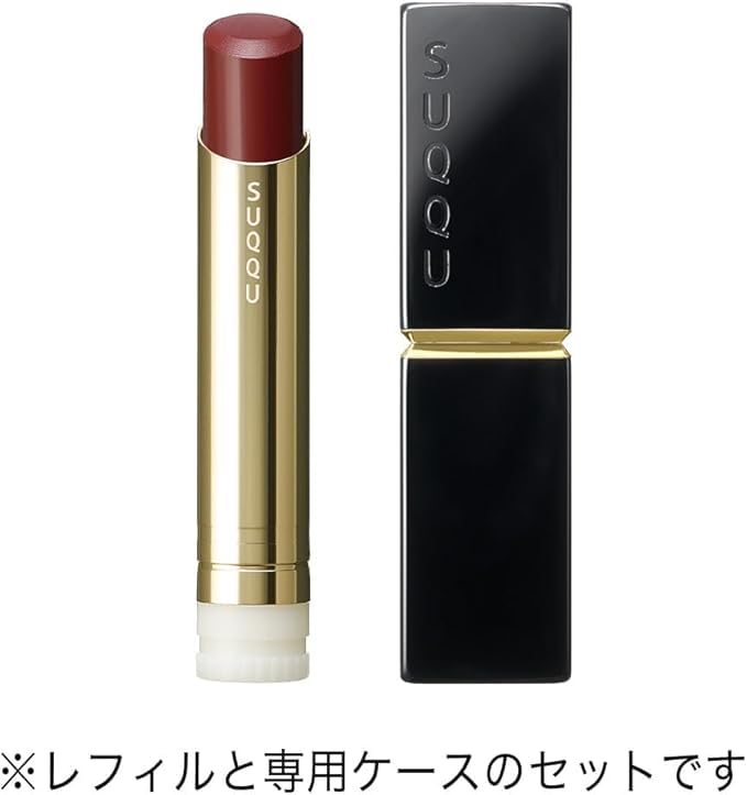 SUQQU Moisture Glaze Lipstick 10 Burning Red - KOGAREAKA <Refill + Case>