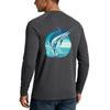 Men's UPF50+ Sun Protection Long Sleeve Shirt Stretch Outdoor Fishing Sports Top Lightweight Breathable Quick Dry Fabric