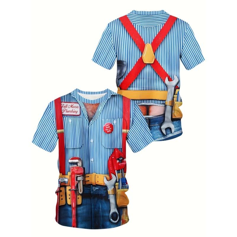 Letní pánské tričko Vtipný potisk Krátký rukáv Letní outdoorová móda Kulatý výstřih Topy Pánské oblečení Abstraktní umění