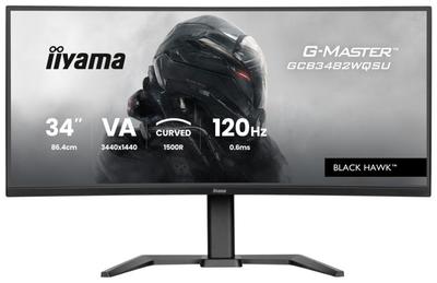 Monitor Iiyama G-master Black Hawk Gcb3482wqsu-b1 34 Uwqhd Va 0.6ms 120hz Black