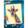 CreArt Giraffe 24x30 Cm - Painting by Numbers – From 12 Years – Ravensburger - 28993