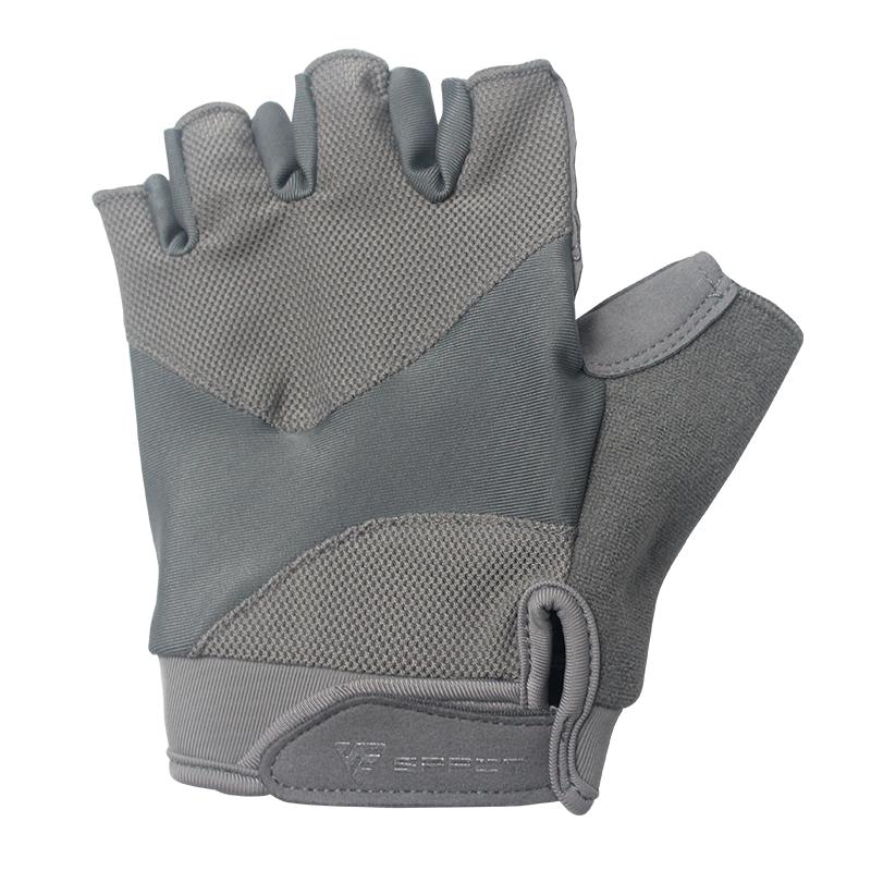 

Women Body Building Training Fitness Gloves Active Weight Lifting Exercise Slip-Resistant Breathable and Wear-resistant Gloves L сірий