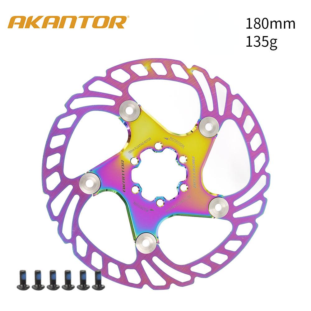 Akantor MTB Fahrradbremsscheiben 160/180/203 mm Scheibenbremsen Rotor Straße Mountainbike Bremsscheibe Schwimmende Rotoren Fahrrad