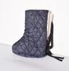 Cast Foot Warmer Cast Sock Lace Up Design Comfortable Thickened Keep Warm Foot Cast Toe Cover Sock For Leg Ankle Foot