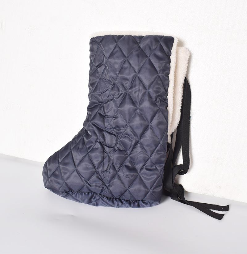Cast Foot Warmer Cast Sock Lace Up Design Comfortable Thickened Keep Warm Foot Cast Toe Cover Sock For Leg Ankle Foot