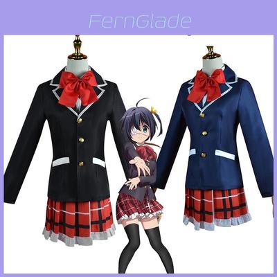 Love Chunibyo Other Delusions--takanashi Rikka Uniform Outfit Cosplay Kostuum