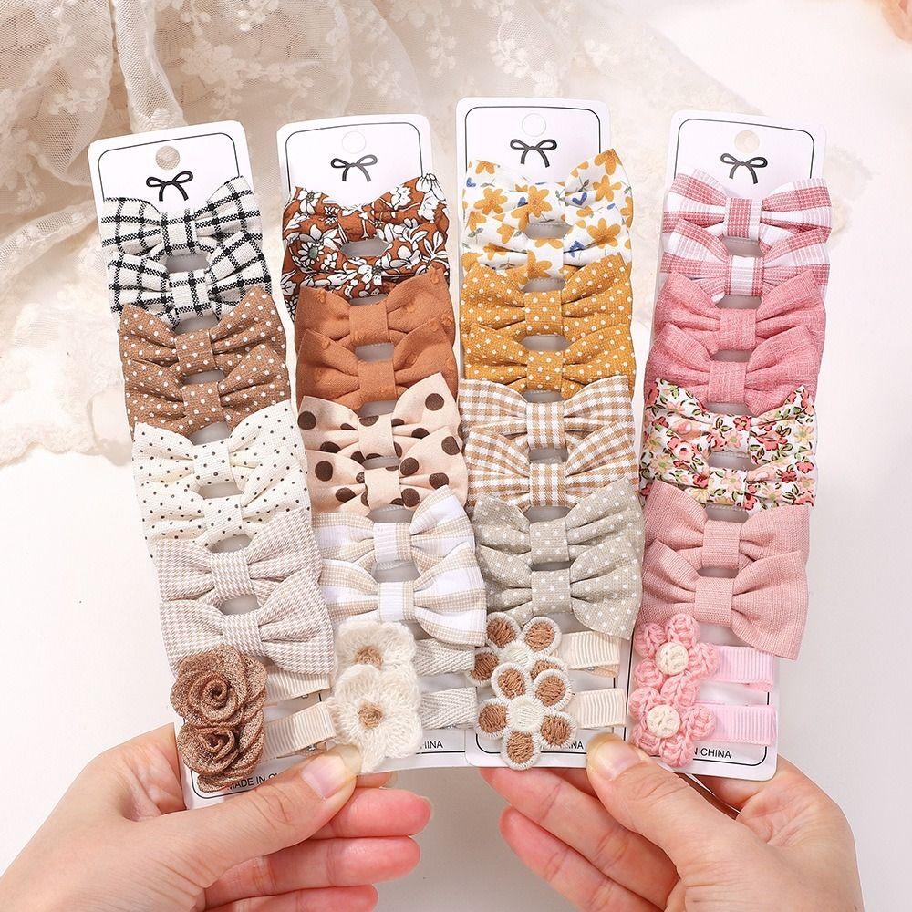 Double Ponytail Children's Headwear Full Coverage Fabric Bowknot Head Rope For Baby