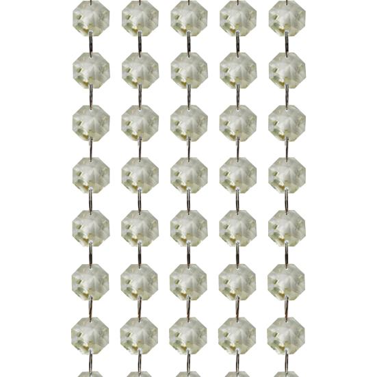 

Bead Curtain Modern Style Exquisite Workmanship Attractive Clear Garland Hanging Bead Curtain for Wedding шампанського