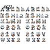 Holiday Scenery for Cafes Hotels Halloween Letter Ornament, Spooky Hanging Wooden Alphabet Letters Pendant with Ghost Creative Photo Prop Wall