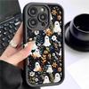Skull In the Bush Silicon Carbide Stair Step Black Case for iPhone 15/16/17