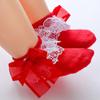 0-12M Newborn Baby Lace Socks Bow Princess Socks Girls Infant Spring and Autumn Baby Cotton Socks Girls Breathable Ruffled Socks