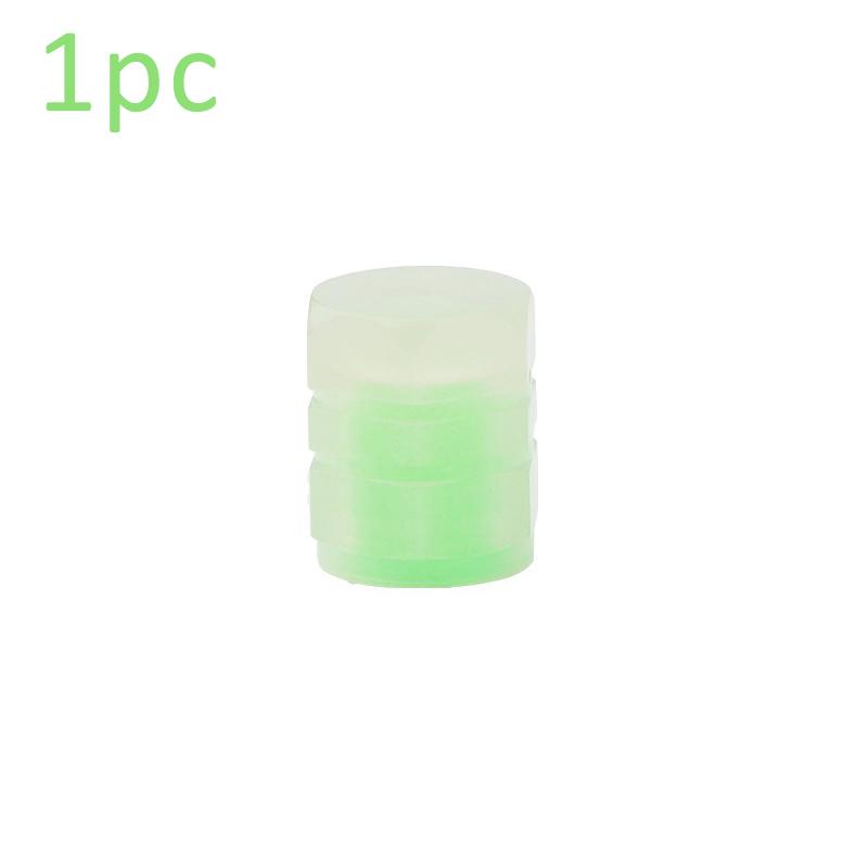 Purple and Green Luminous Tire Valve Caps for Car Motorcycle Bike Tyre Hub Glowing Cap Dustproof Nozzles Cover Car Accessories Valve Stems 1