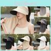 Summer Outdoor Sun Hat With Removable Face Shield For Women Lightweight Uv Protection