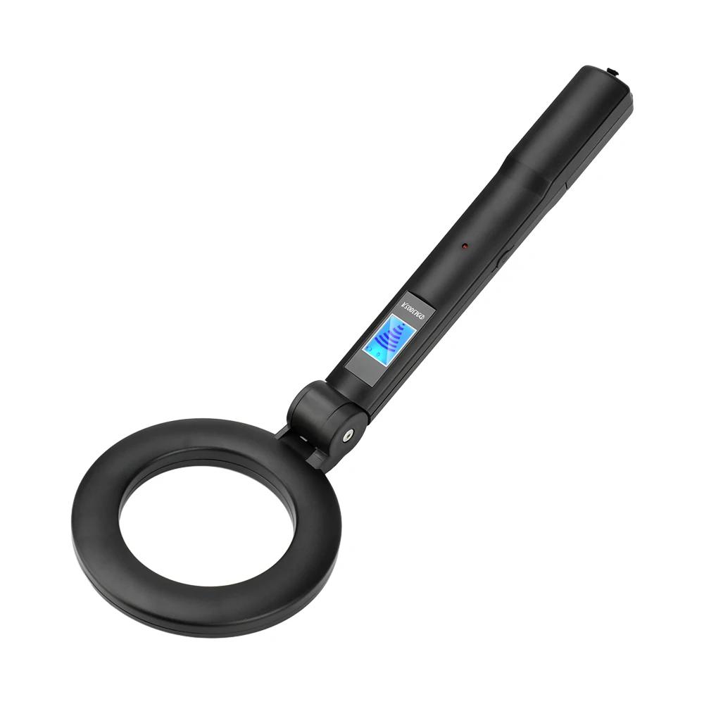 DM3005A/DM3005B Professional Handheld Metal Detectors Green/Blue LCD Screen Metal Scanner Safety Inspector Pinpointer Alarm