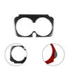 For Mercedes Benz W205 C Class C180 C200 C300 GLC Accessories Carbon Fiber Car Interior Cup Holder Frame Trim Stickers