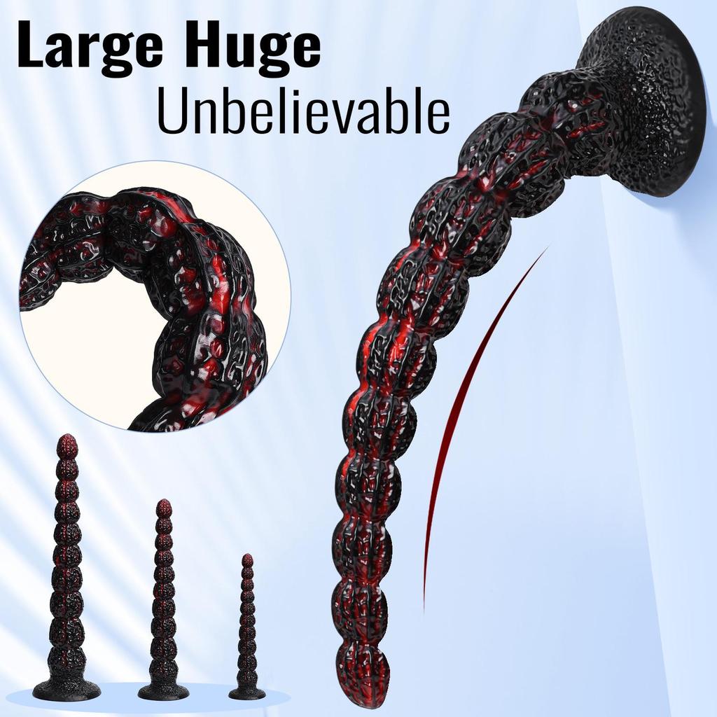 Extra Long Walnut Anal Plug Dilator for Men and Women - Adult Sex Toy