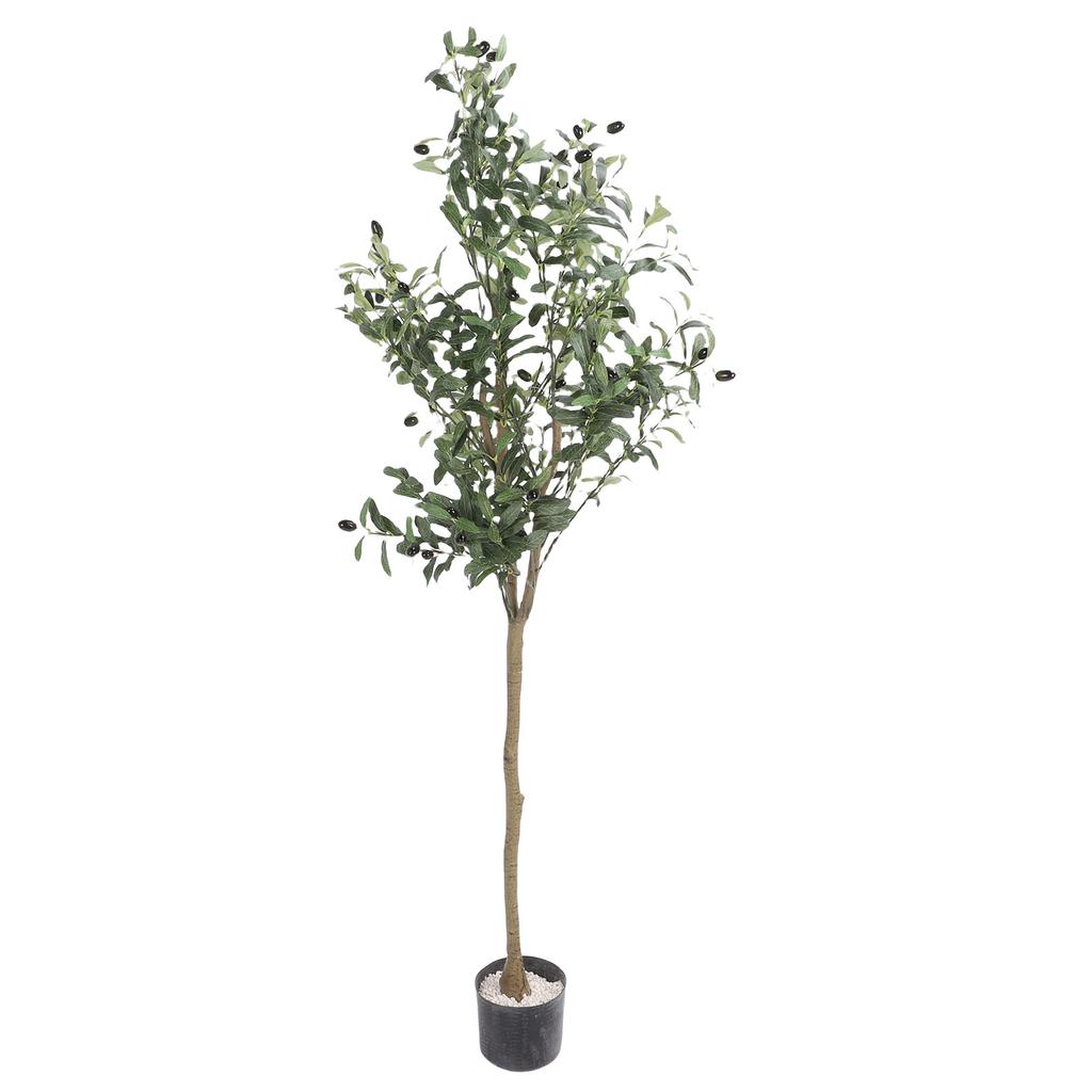 Artificial Tree Tall ABS PU Simulated Olive Tree for Swimming Pool Party Seaside Courtyard Interior Decoration 150cm