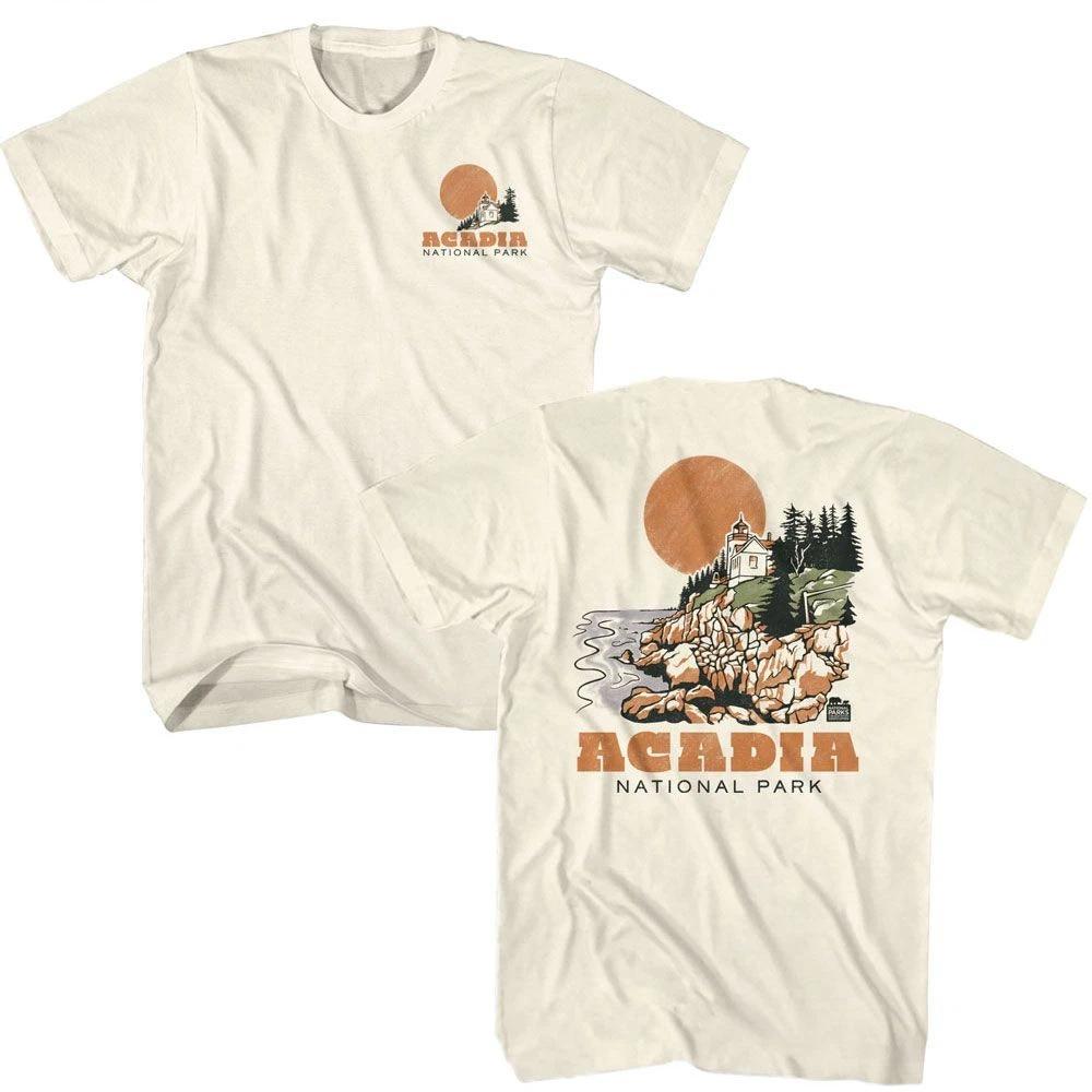 National Parks Acadia Front And Back Natural Brands Shirt 100