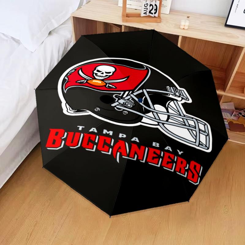 Tampa Bay Buccaneers Logo Umbrella Folding umbrella, automatic umbrella 8-Frame for Travel, camping Use Gift for Halloween Christmas