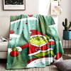 How the Grinch Stole Christmas Theme Blanket Suitable For The Sofa Camping And Travel Made Of Soft Flannel Material An Ideal Gift For Occasions Such A