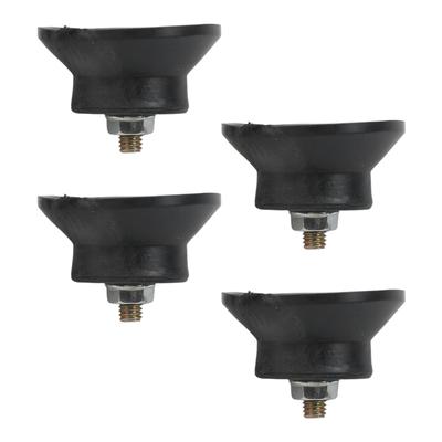 Pattini per Piedi Compressore d'Aria 4 Pezzi/Set Accessori Componenti Neri