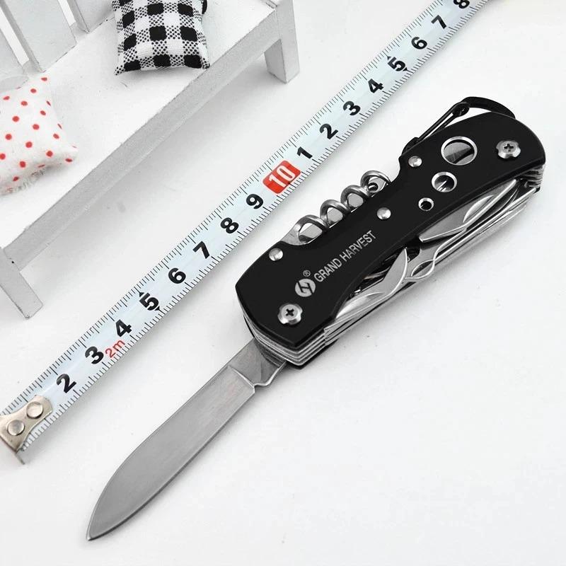 11 In 1 Multitool Knife Folding Gear Knife Swiss Survive Pocket Hunting Outdoor Camping Survival Multifunctional Folding Knife