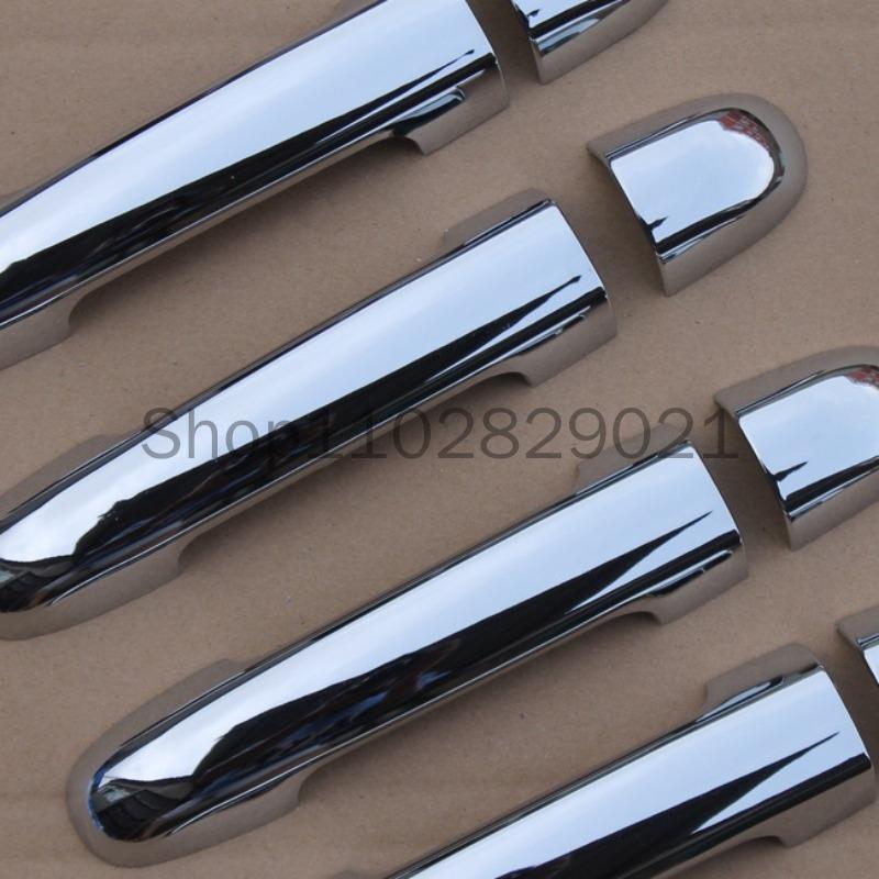 Chrome Car Side Door Handle Cover Trim Auto Exterior Accessories Stickers Styling For Hyundai i20 2008-2013 2012 2011 2010 2009