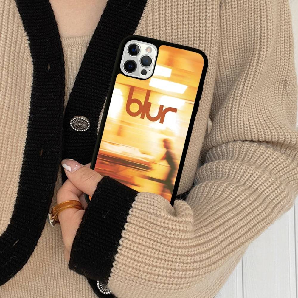 Band Musik Rapper B-Blur Vintage Phone Case For Iphone 11 12 13 14 15 Pro Max 17 16 Plus Hard PC+TPU Back Cover