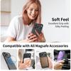 Magnetic Frosted Liquid Skin Feel Case for iPhone 16 Pro Max - Anti-Drop, Fine Hole Design