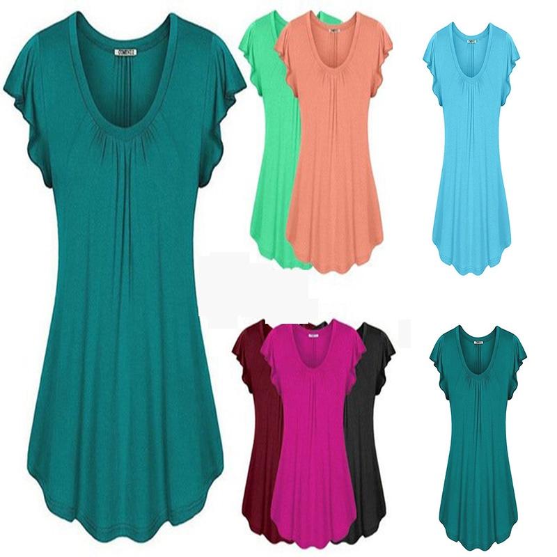 Casual Womens Summer Dress With Pleated Skirt And Ruffle Sleeves For Spring Fashion