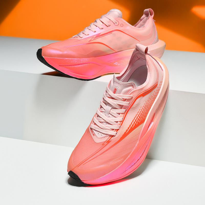 Classic lace-up new fly-woven breathable four-season casual sports shoes couple running shoes cushion