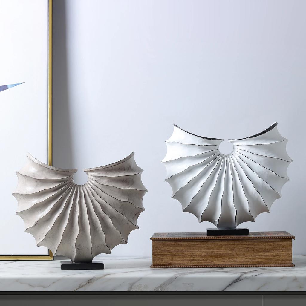 Creative Decorative Ornaments Figurines Miniatures Resin Conch Art Decoration Sculptures Coffee Table TV Cabinet Home Decoration
