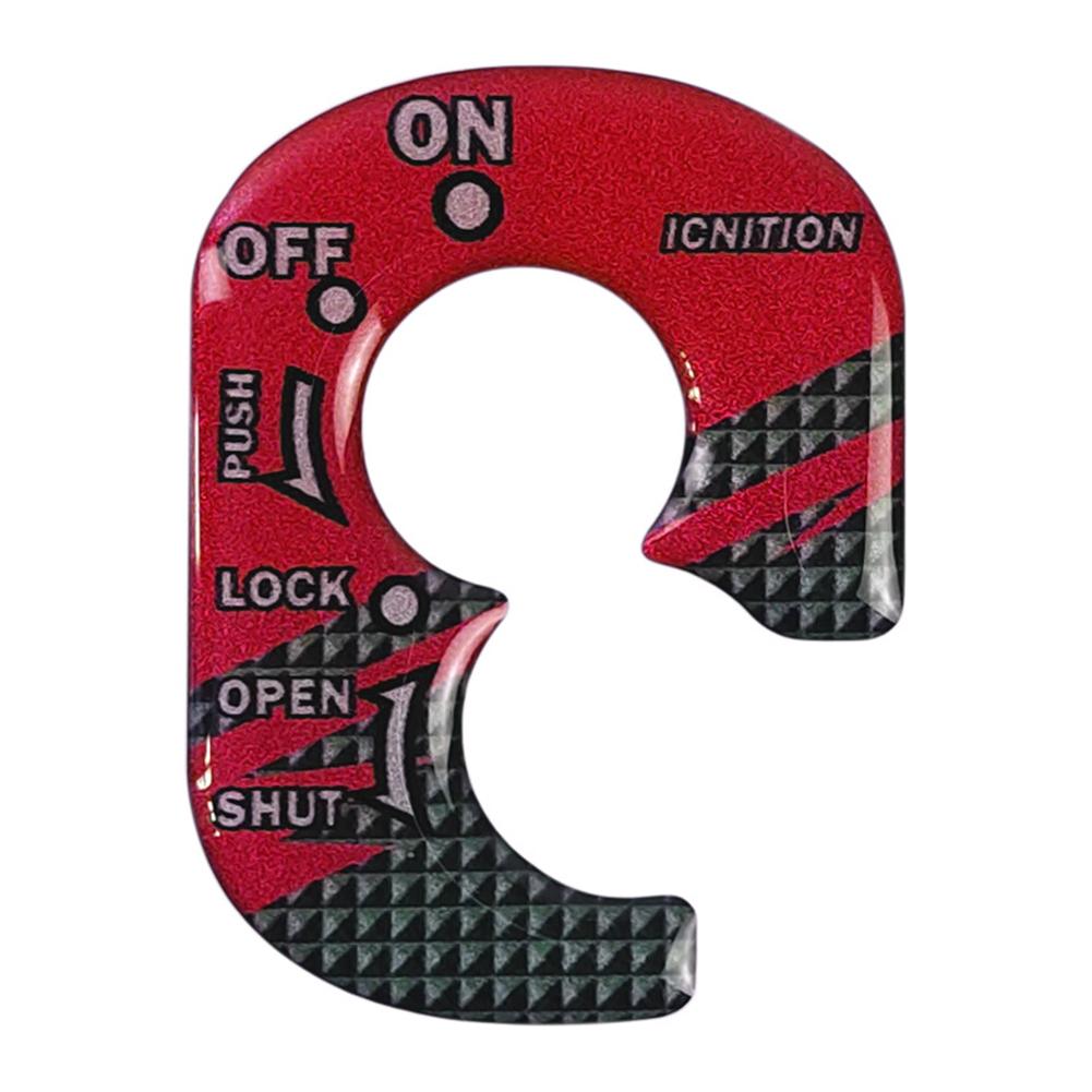 Motorcycle 3D PVC Ignition Switch Key Lock Cover Motorbike Accessories