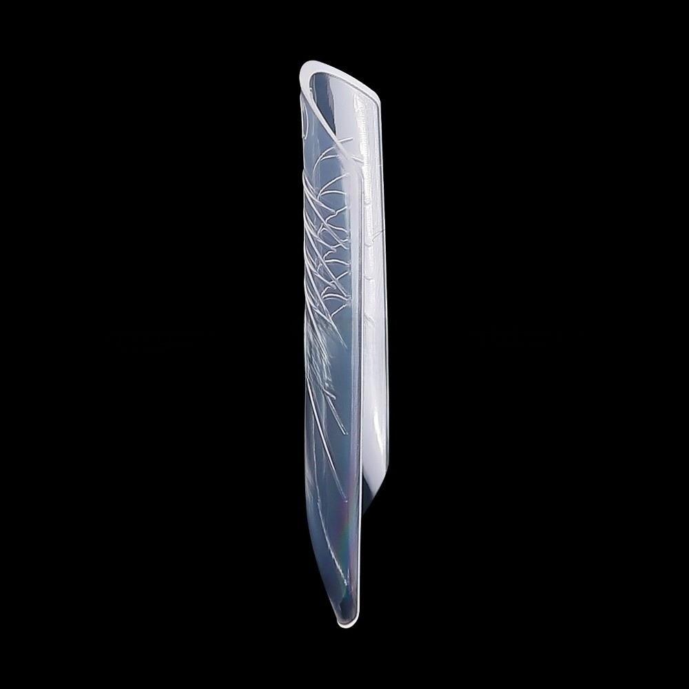 150Pcs Reusable Full Cover Nail Tips Transparent Space Nail Forms NEW French Tip Forms  Nail Art