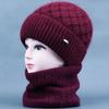 Winter Women Hat Plush Knitted Windproof Earmuffs Hats Outdoor Wool Thick Warm Woolen Caps Middle-aged and Elderly Hat