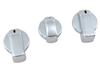 BRIGHTZ Jimny JB23W Chrome Plated Air Conditioner Switch Cover Dial Dial Lever Compatible with and 10th Generation [INT-ETC-169] JB, JB23, B23, 23,