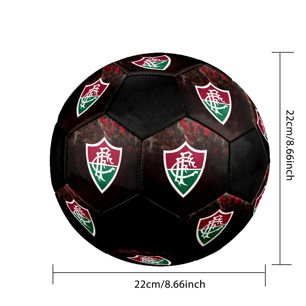 Fluminense FC Soccer Ball Colorful All Ages Machine Stitched PVC Competition Ready Durable High-Bounce.SIZE5