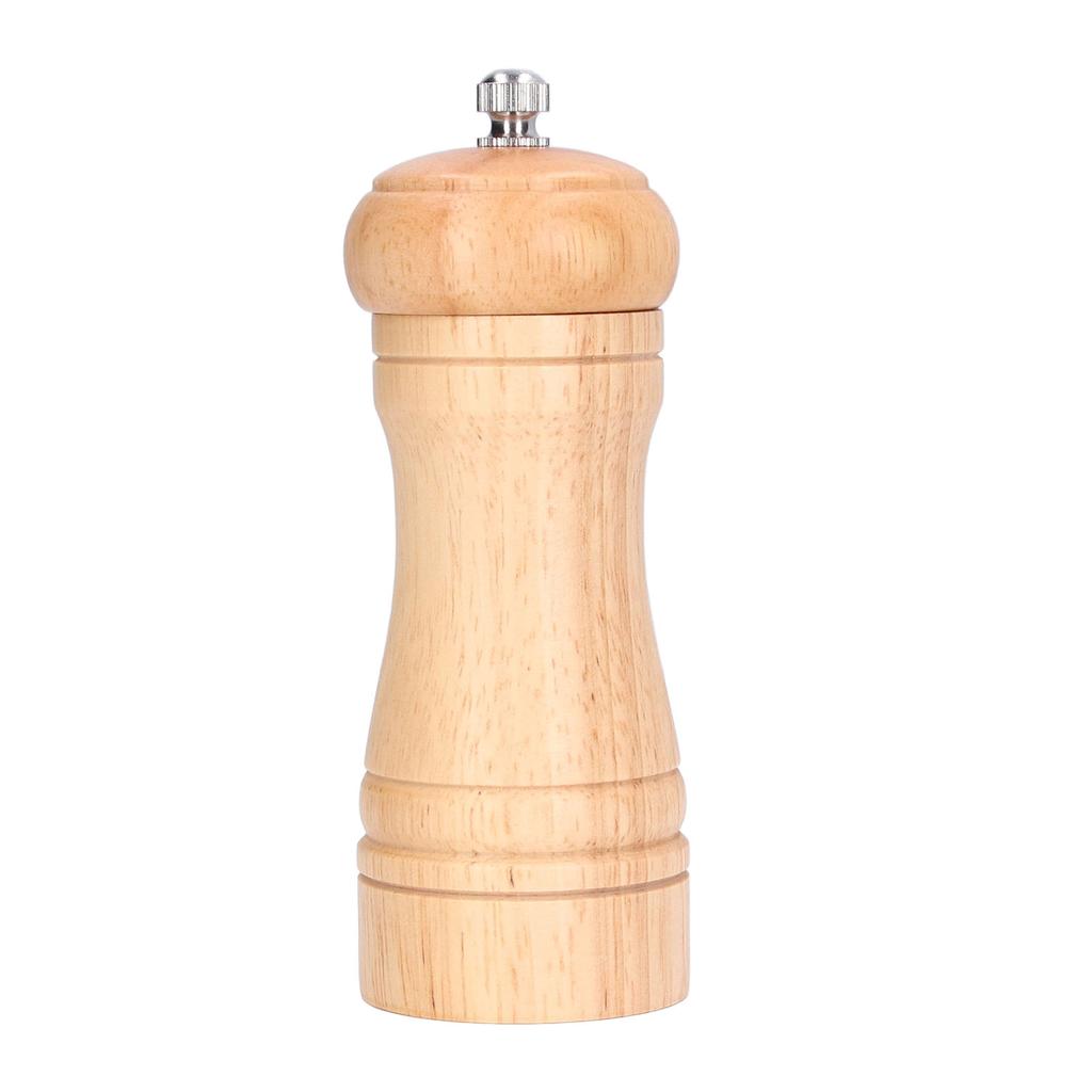 2pcs Wood Salt and Pepper Grinder   Coarseness Wooden Pepper Shaker for Kitchen Seasoning