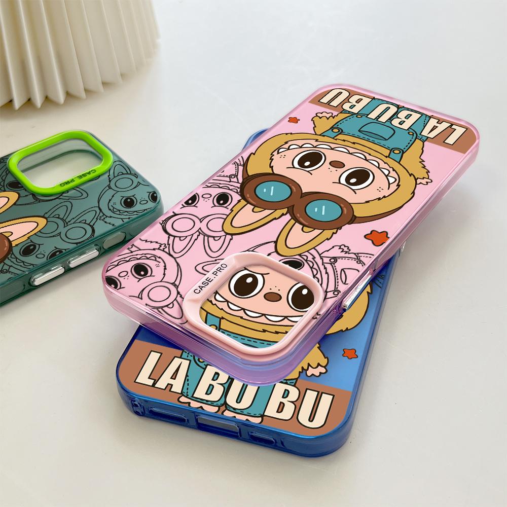 Custodia rigida antiurto anticaduta con motivo dipinto, argento colorato, bifacciale, per telefono OnePlus OPPO Reno Realme