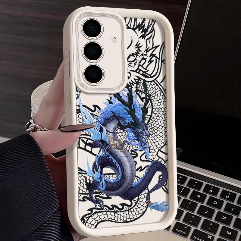 Fashion Dragon God Phone Case For Samsung S26 S25 S24 S23 S21 S20 Ultra For Galaxy S25 S24 FE S26 Plus Funda Soft Silicone Cover