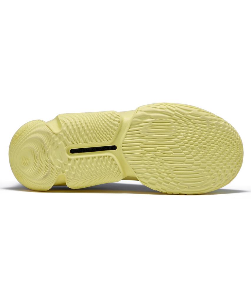 UA FLOW FUTR X 3 [Under Armor] Black/Sonic Yellow/Castlerock 25.0