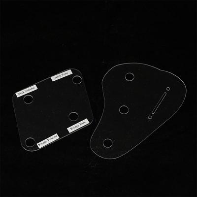 1 Stück Acryl Kabelbaum Schablone Displayplatte für St/Lp/Tl/Jazz Elektrische Gitarre Bass