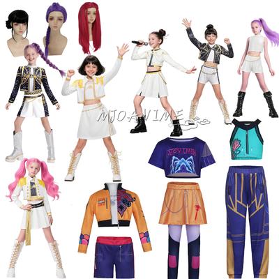 2025 Kpop Demon Hunter Cosplay Costume Rumi Zoey Mira Cosplay Girls Style  Stage Performance Clothes Halloween