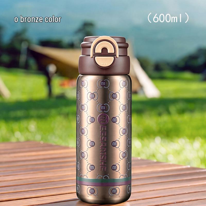 316 Stainless Steel Insulated Large Capacity Cup with Straw - Portable for Kids