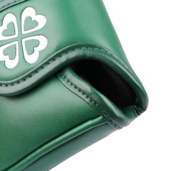 Kryt hlavy golfové hole s magnetickým zavíráním Jetel odolný proti poškrábání Vyšívaný kryt chrániče golfového hole Ochranné vybavení