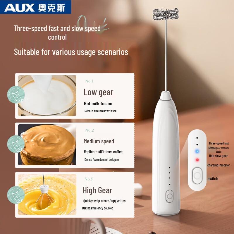 AUX Electric Milk Frother & Mixer