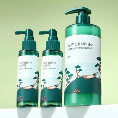 [SET] Pine Soothing Cica Shampoo 400ml + Scalp Tonic 100ml (2 Bottles)