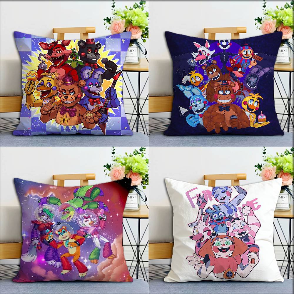 WFnafS World Various Sizes Square Pillow Case For Car Home Bedchamber Decor