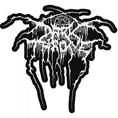 Gewebter Cut-Out-Aufnäher mit Darkthrone-Logo