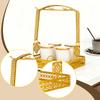 Bottle Rack Accessories Modern Iron for Kitchen Countertop Drainer Holder